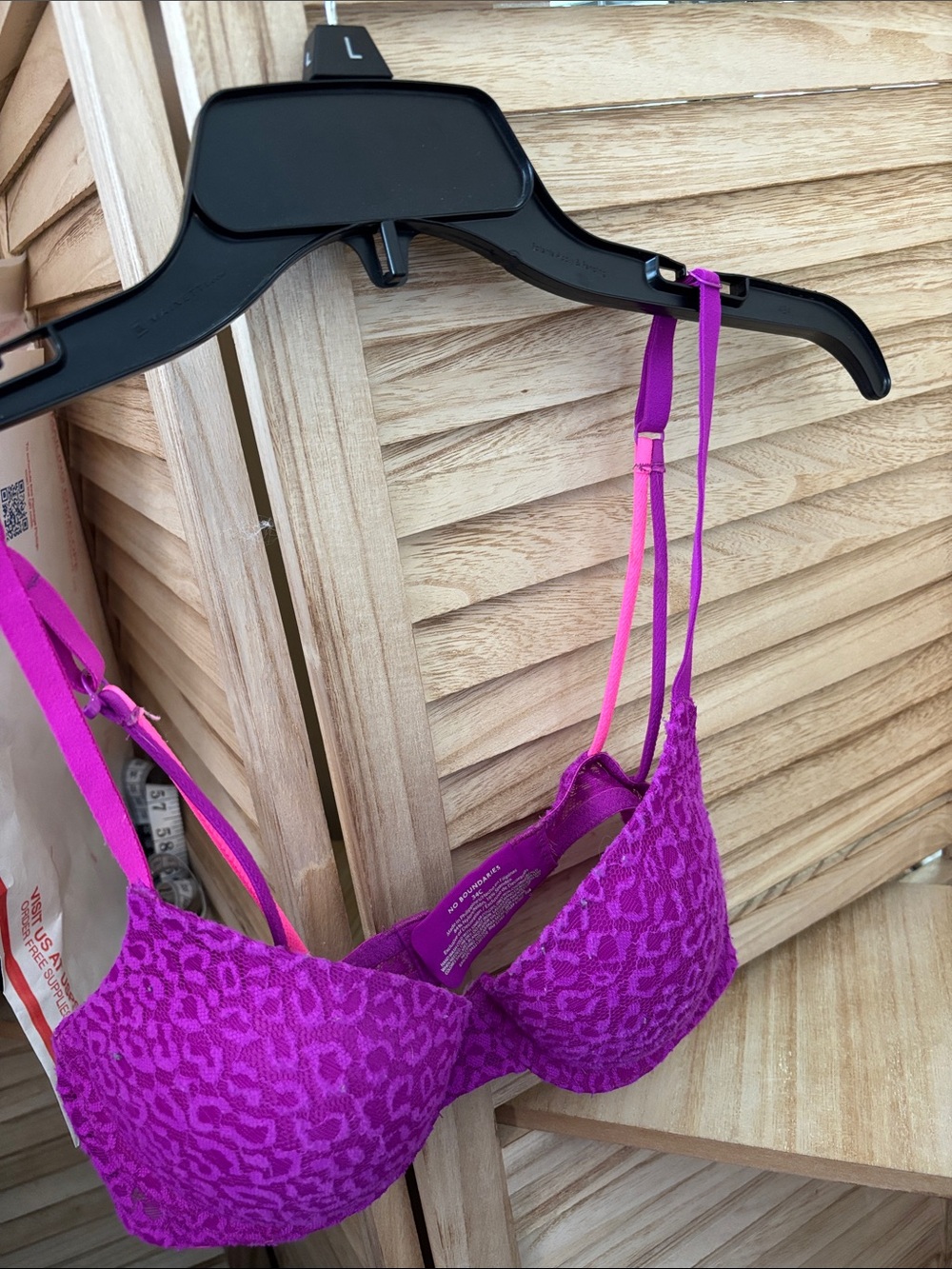 No Boundaries Lace Underwire Bra 34C